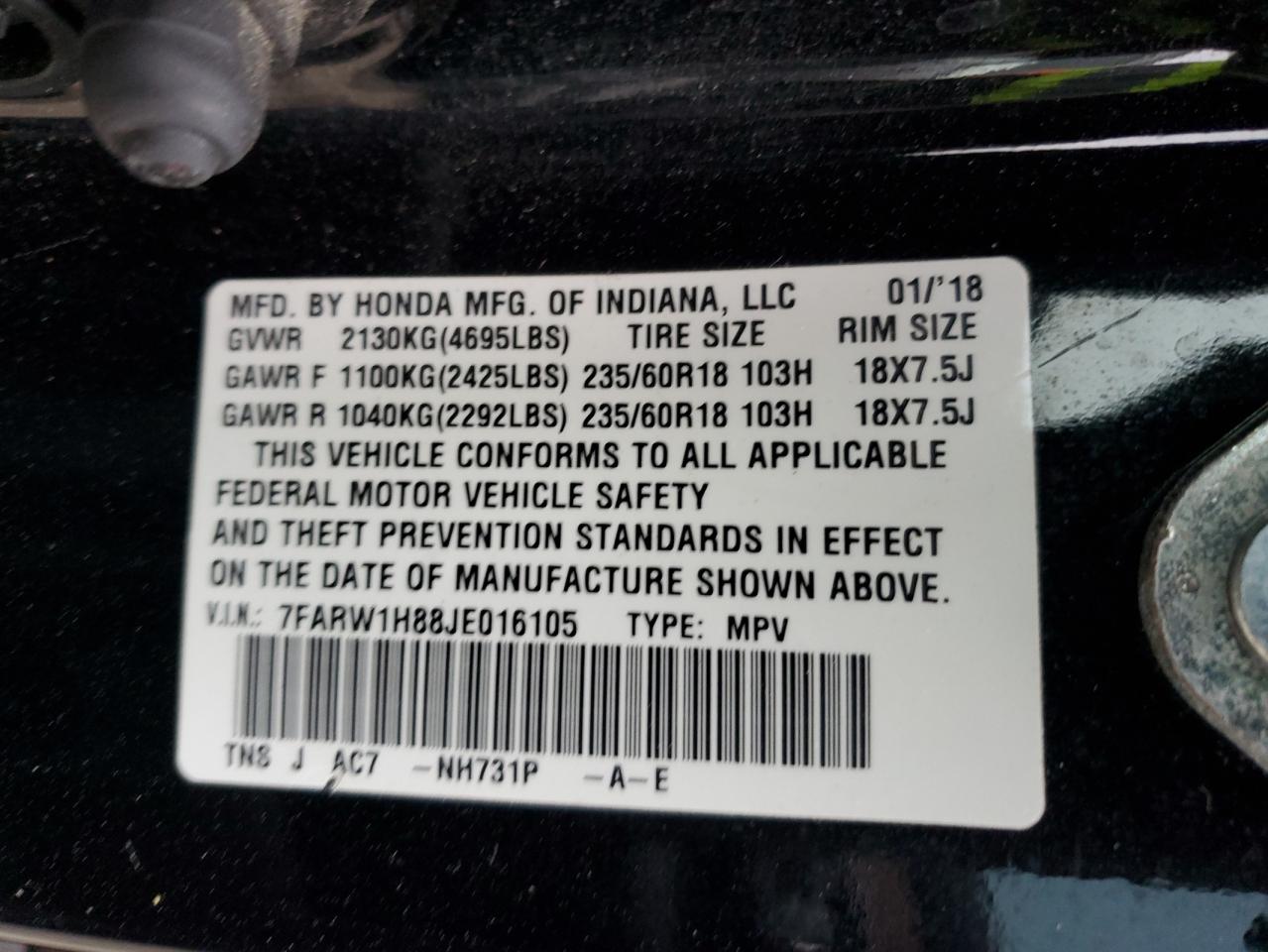 2018 Honda CR-V - Image 14
