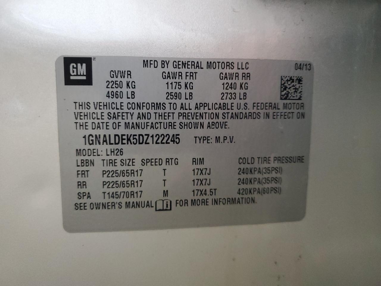 2013 Chevrolet Equinox - Image 15