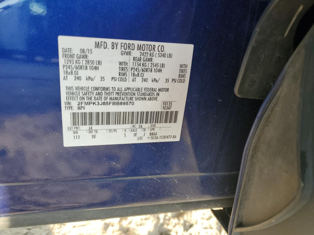 2015 Ford Edge - Image 13