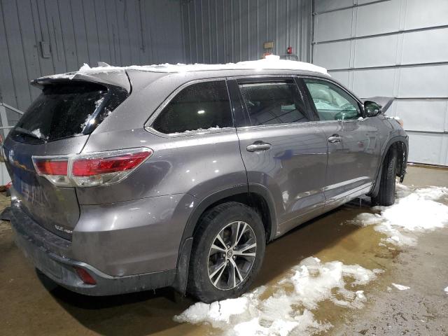 Parquets TOYOTA HIGHLANDER 2016 Gray