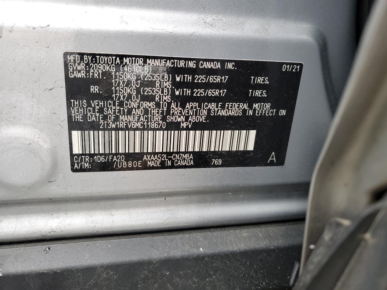2021 Toyota RAV 4 - Image 15