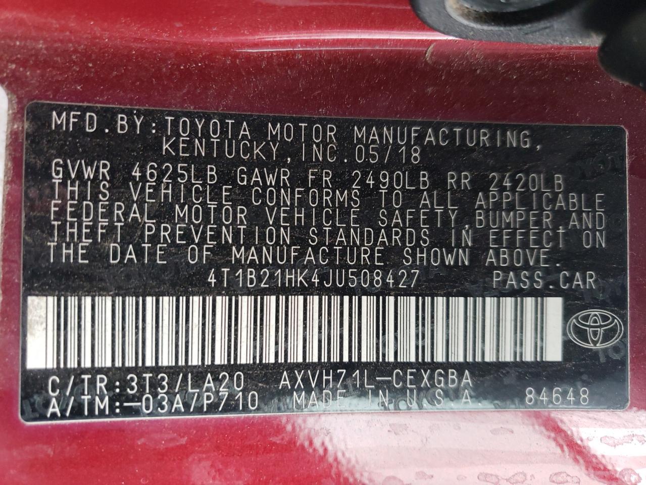 2018 Toyota Camry - Image 12
