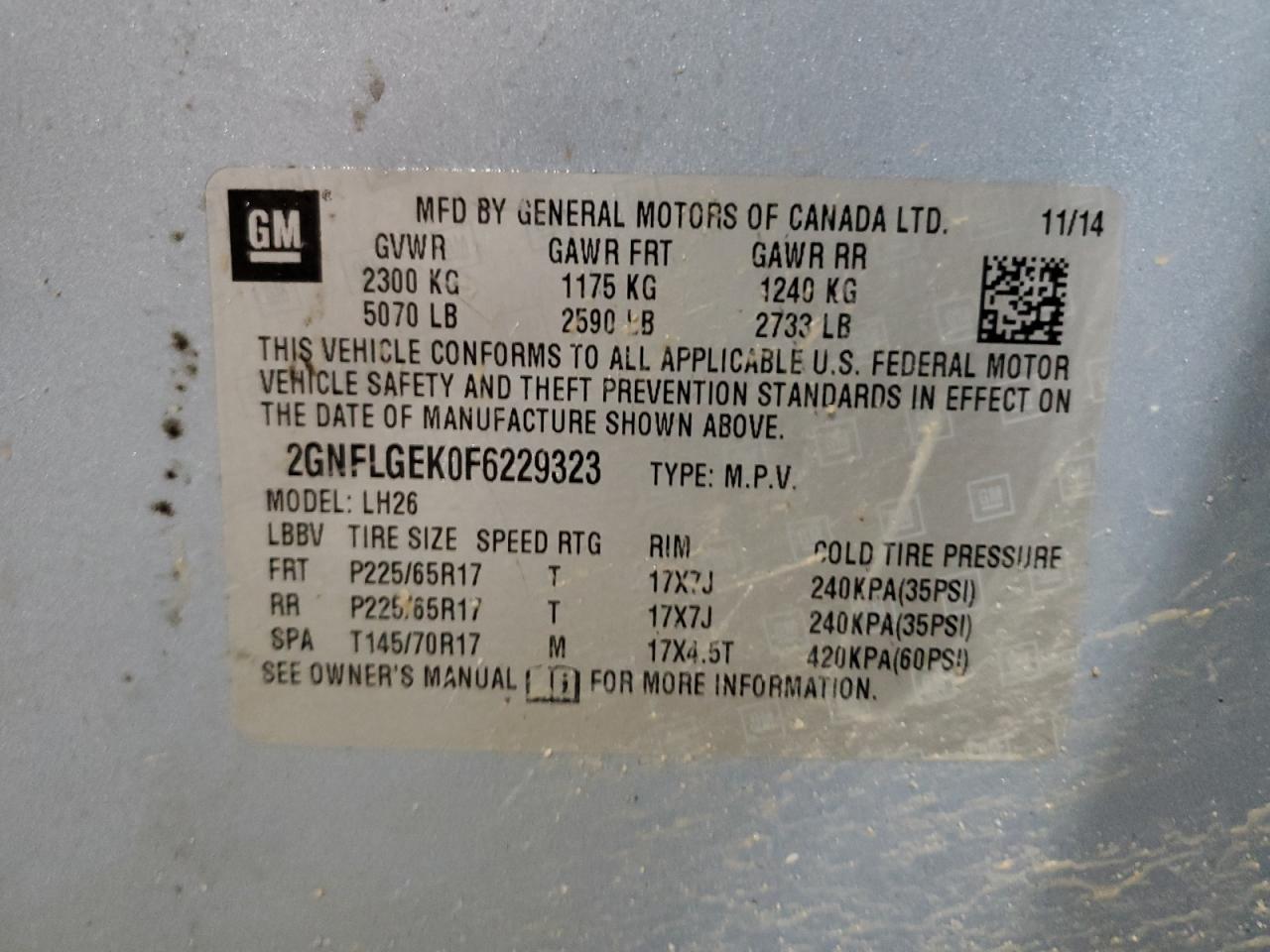 2015 Chevrolet Equinox - Image 13