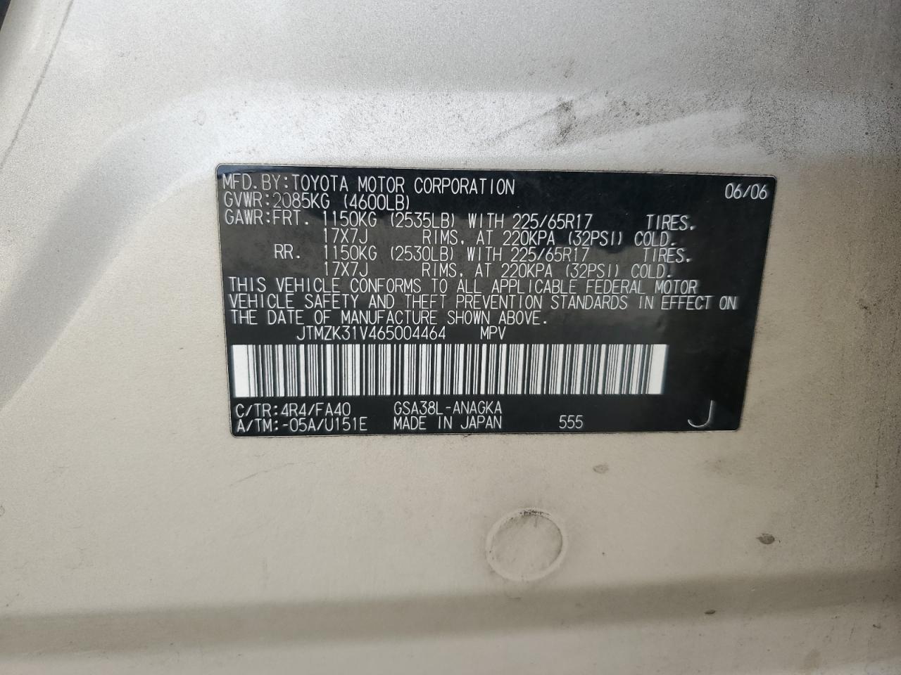 2006 Toyota RAV 4 - Image 13