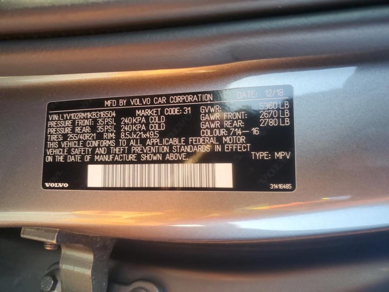 2019 Volvo XC60 - Image 13