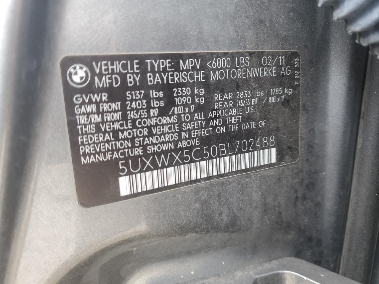 2011 BMW X3 - Image 15