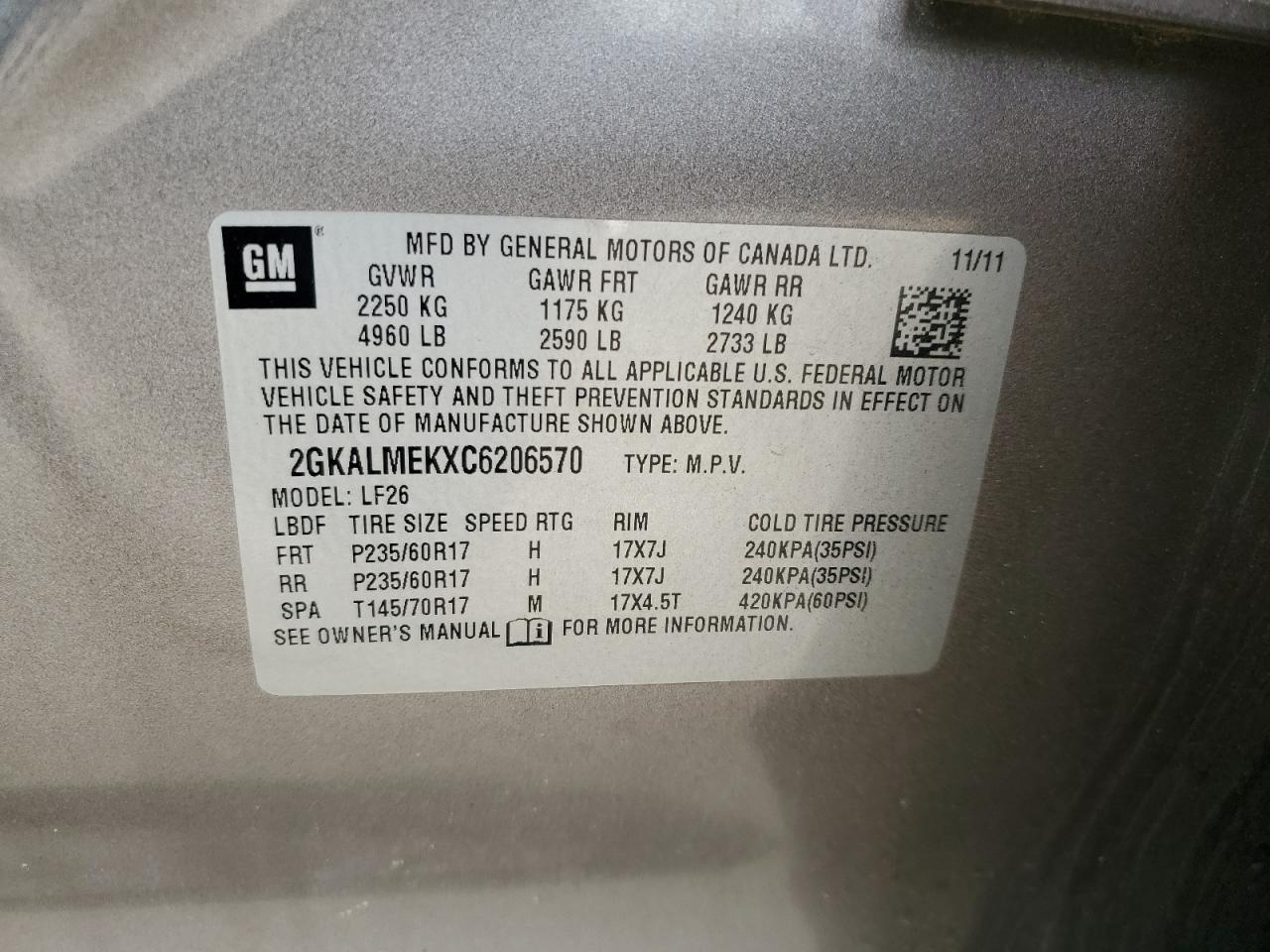 2012 GMC Terrain - Image 14