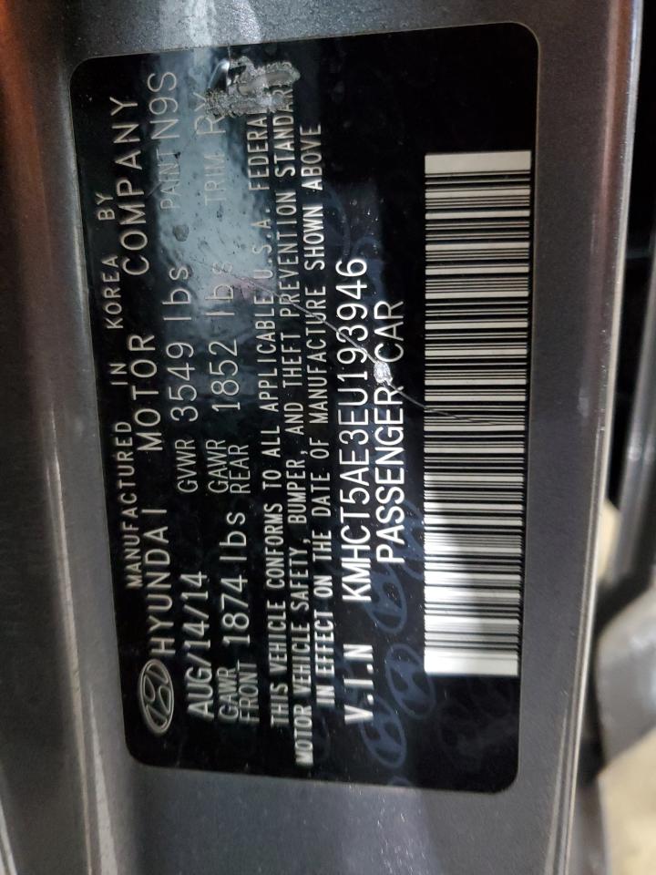 2014 Hyundai Accent Gls VIN: KMHCT5AE3EU193946 Lot: 47026665