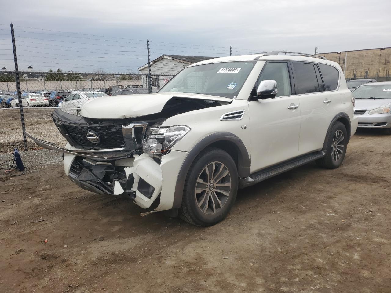 2020 Nissan Armada Sv продається в Laurel, MD - Front End