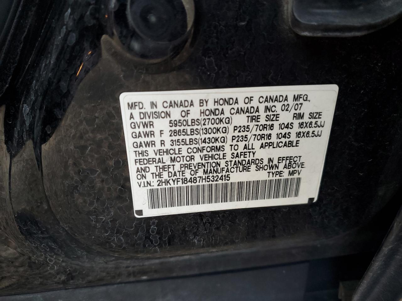 2007 Honda Pilot - Image 12