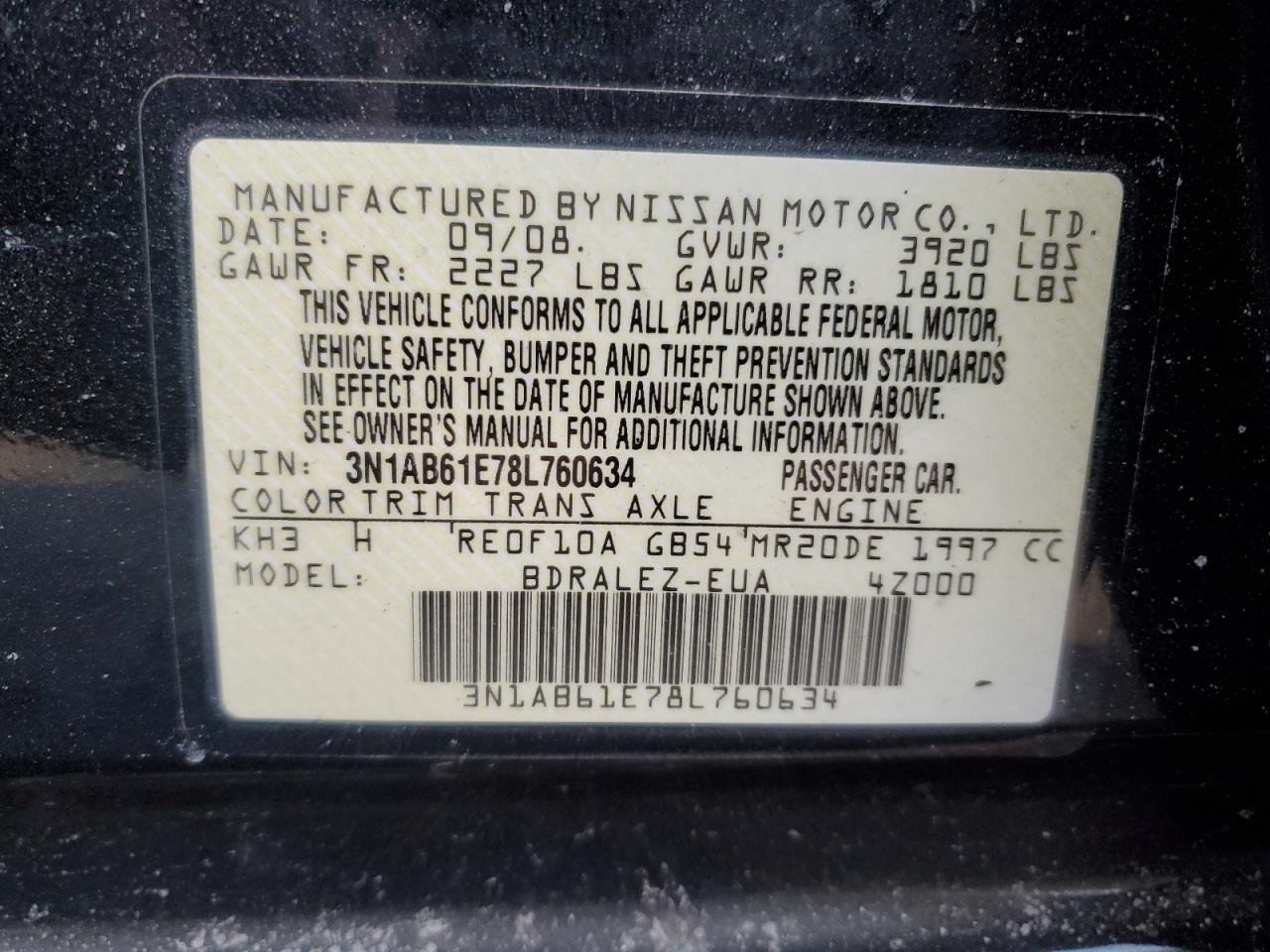 2008 Nissan Sentra - Image 14
