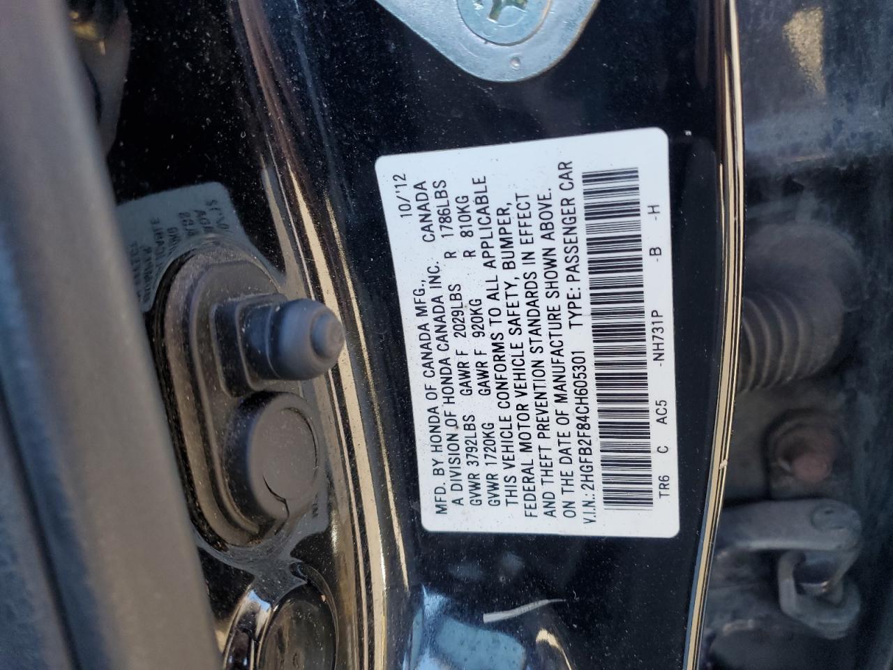 2012 Honda Civic - Image 13
