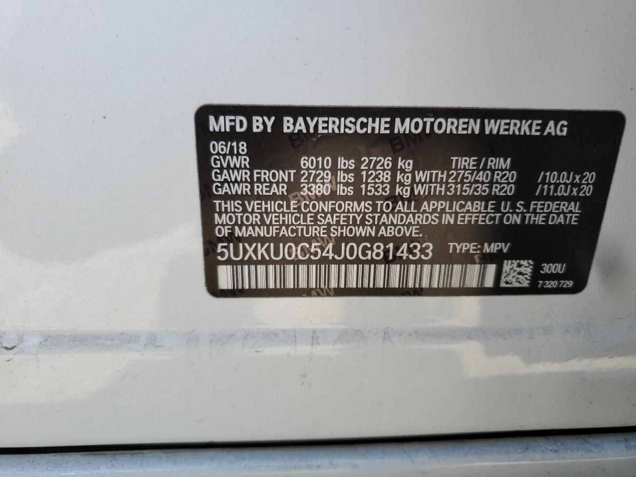 2018 BMW X6 - Image 13