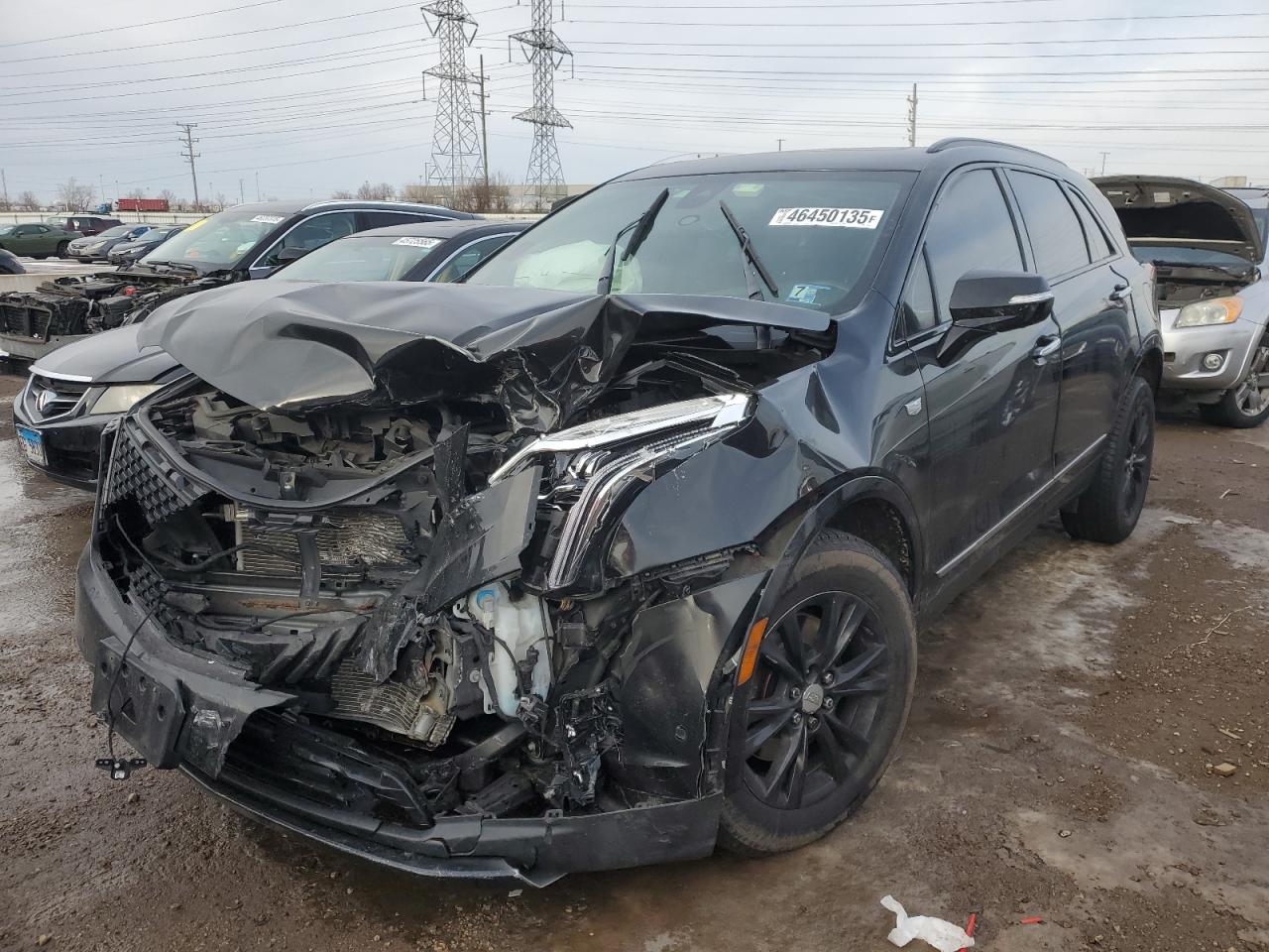 2021 Cadillac Xt5 Premium Luxury na sprzedaż w Elgin, IL - Front End