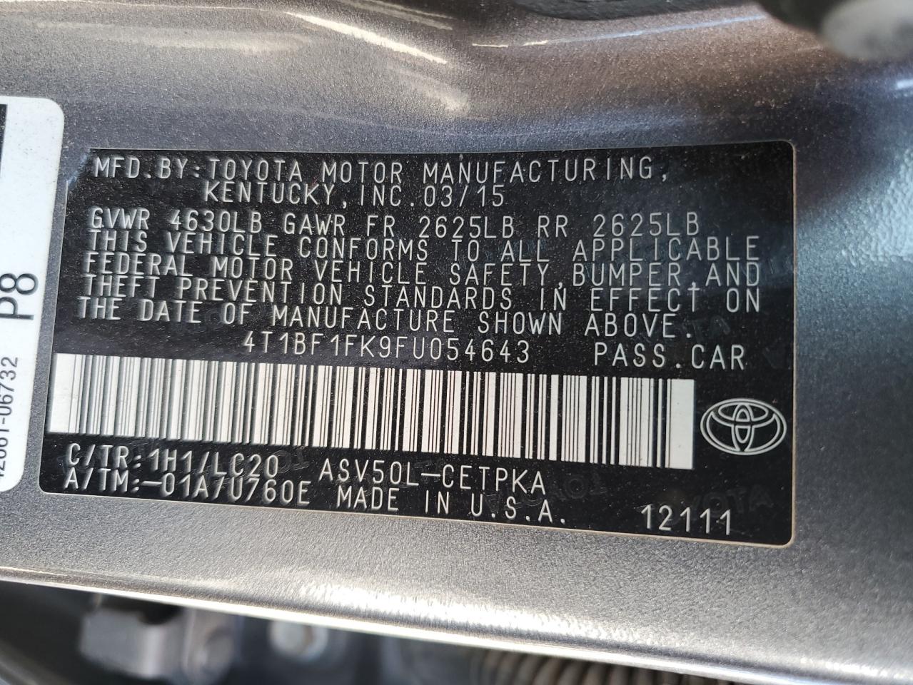 2015 Toyota Camry - Image 12