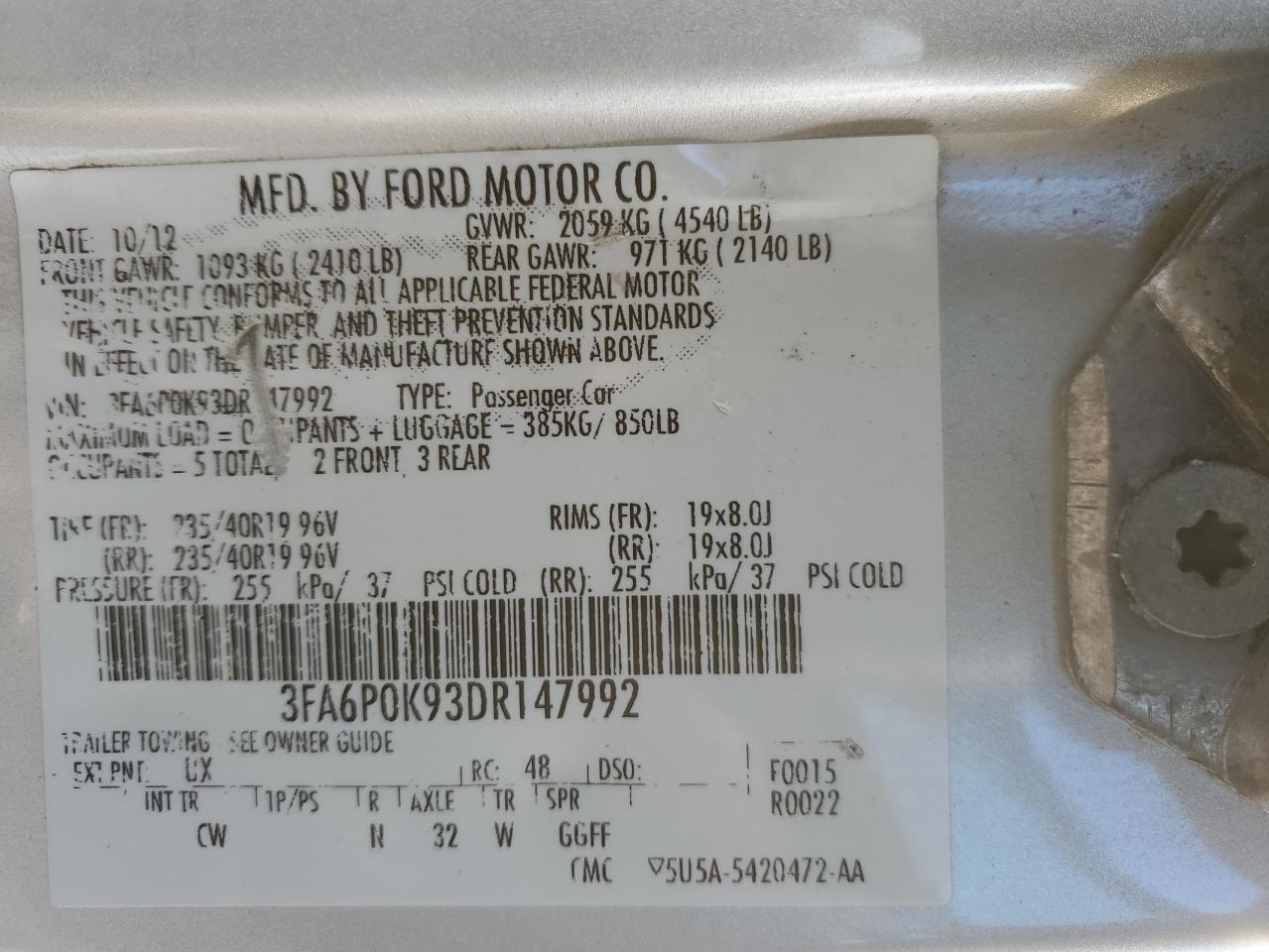 2013 Ford Fusion - Image 12