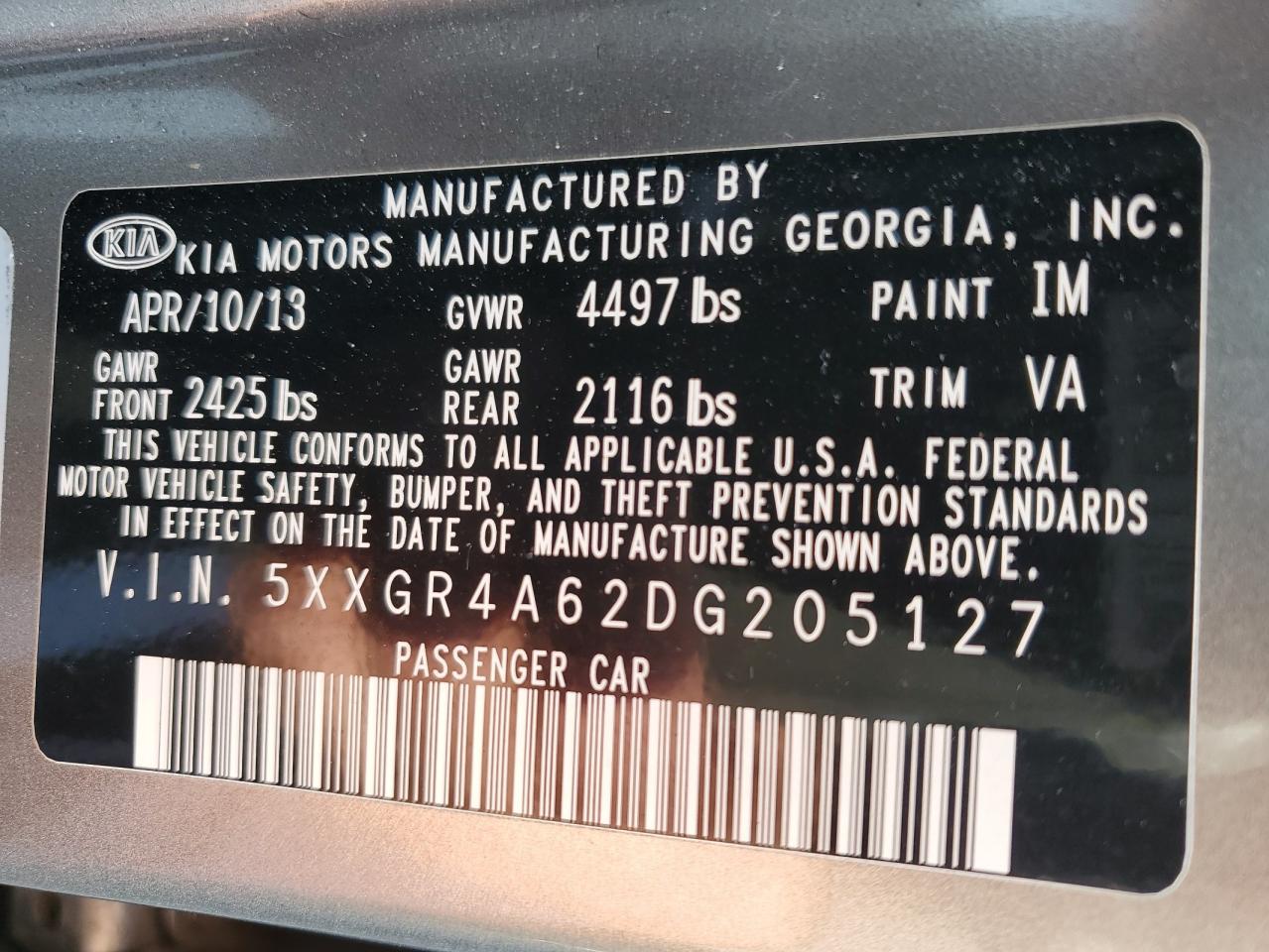 2013 Kia Optima - Image 12
