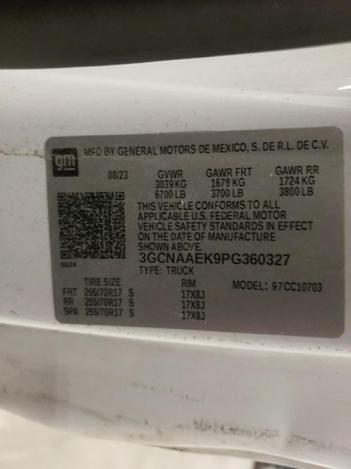 3GCNAAEK9PG360327 CHEVROLET ALL Models 2023