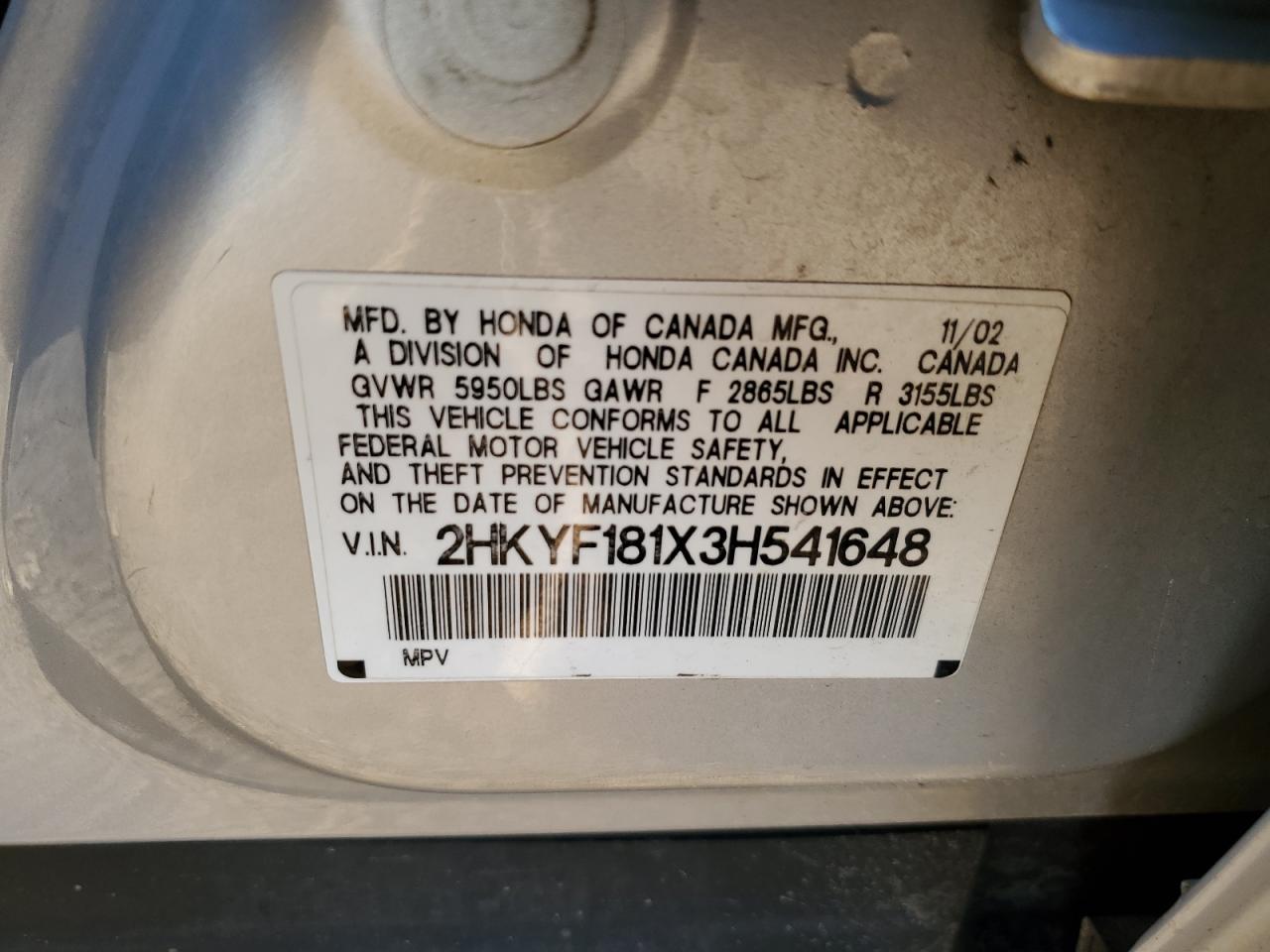 2003 Honda Pilot - Image 13