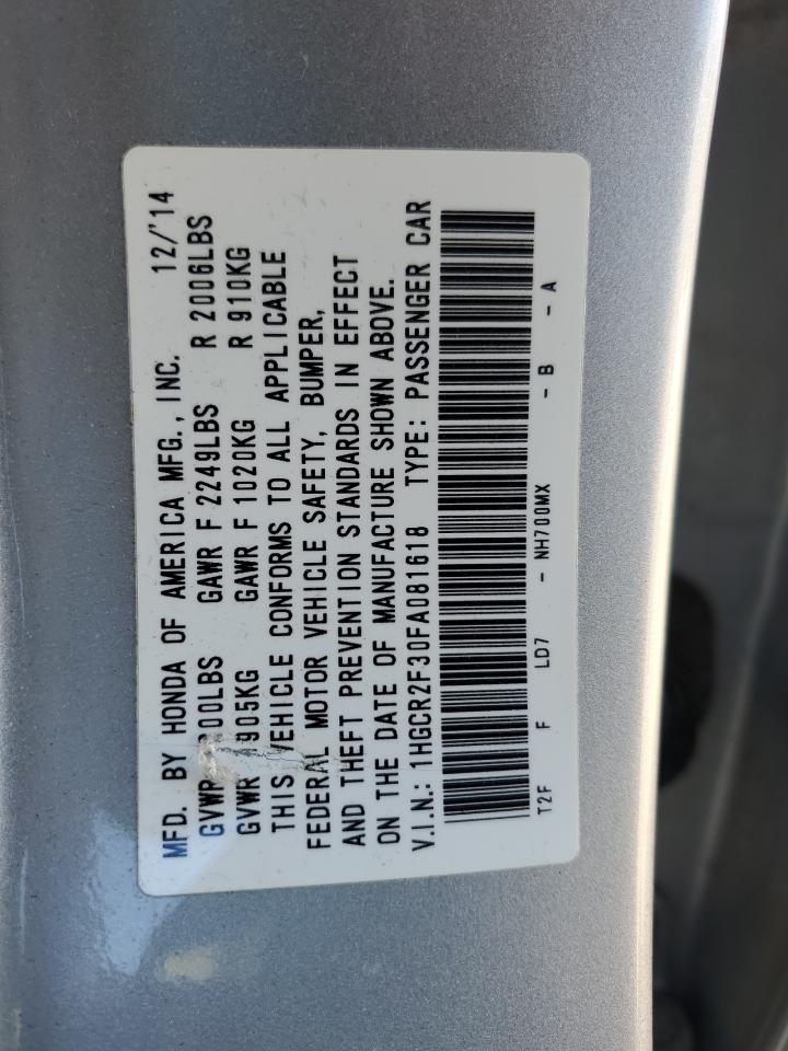 2015 Honda Accord - Image 12