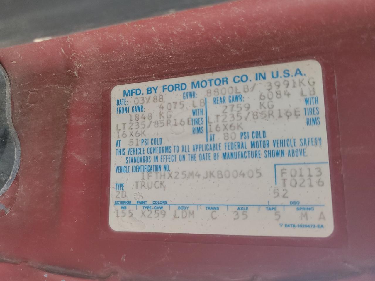 1988 Ford F250 - Image 12