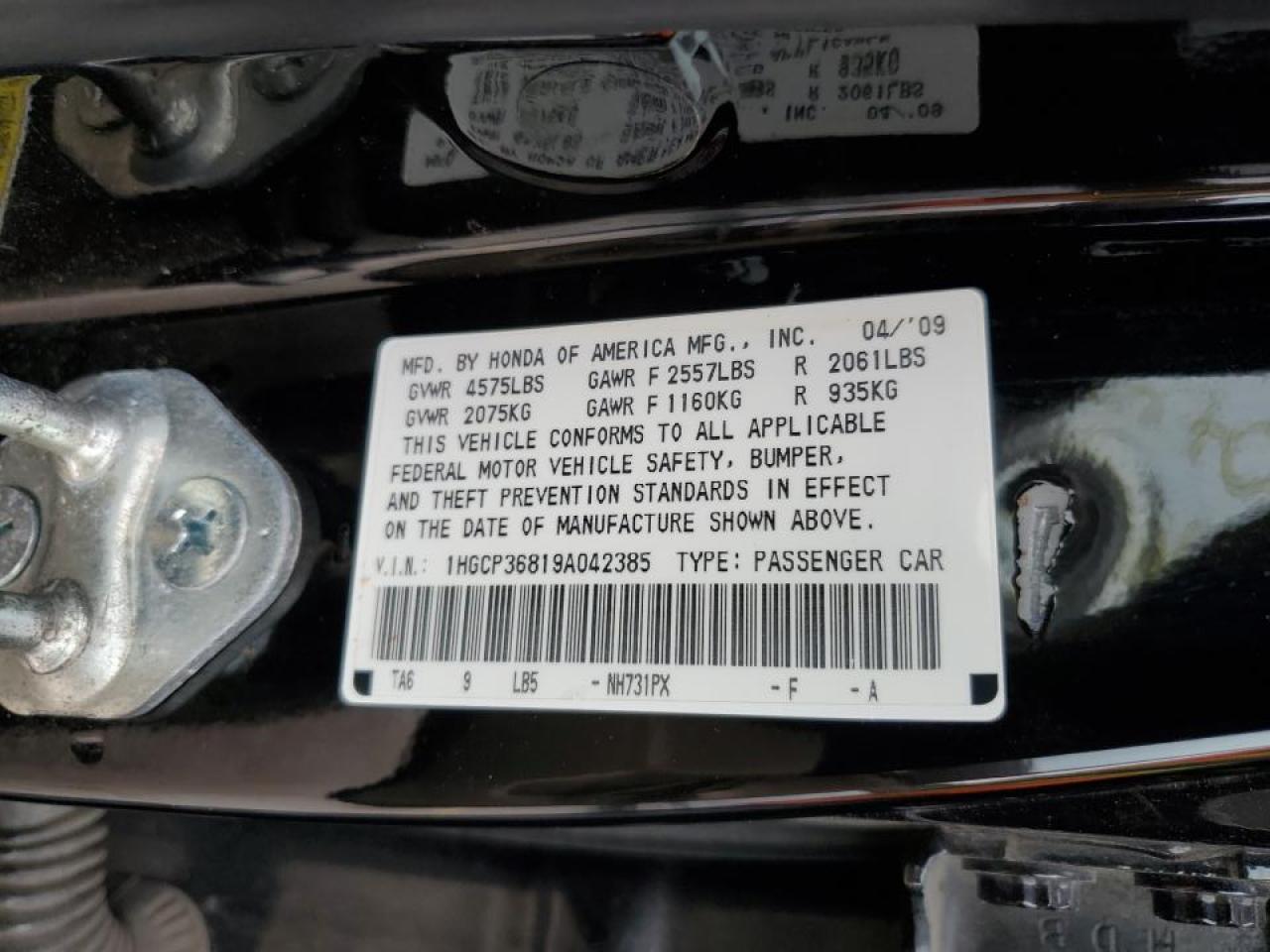 2009 Honda Accord - Image 12