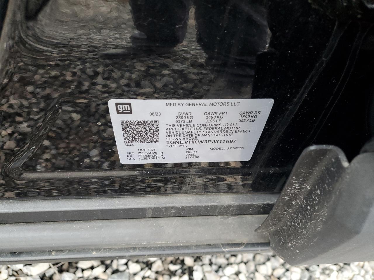 1GNEVHKW3PJ311697 CHEVROLET TRAVERSE 2023