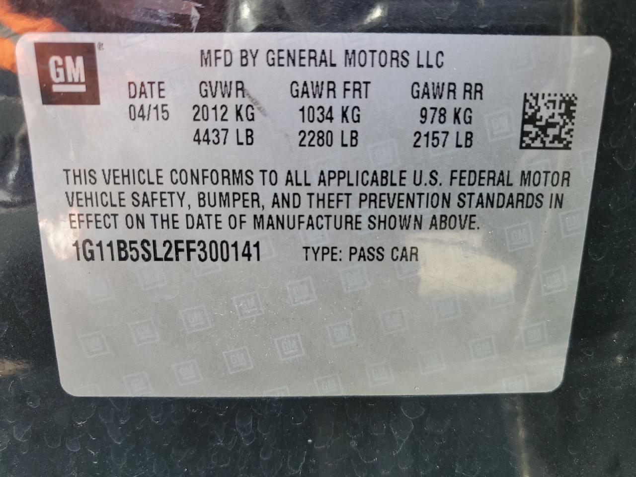 2015 Chevrolet Malibu - Image 15