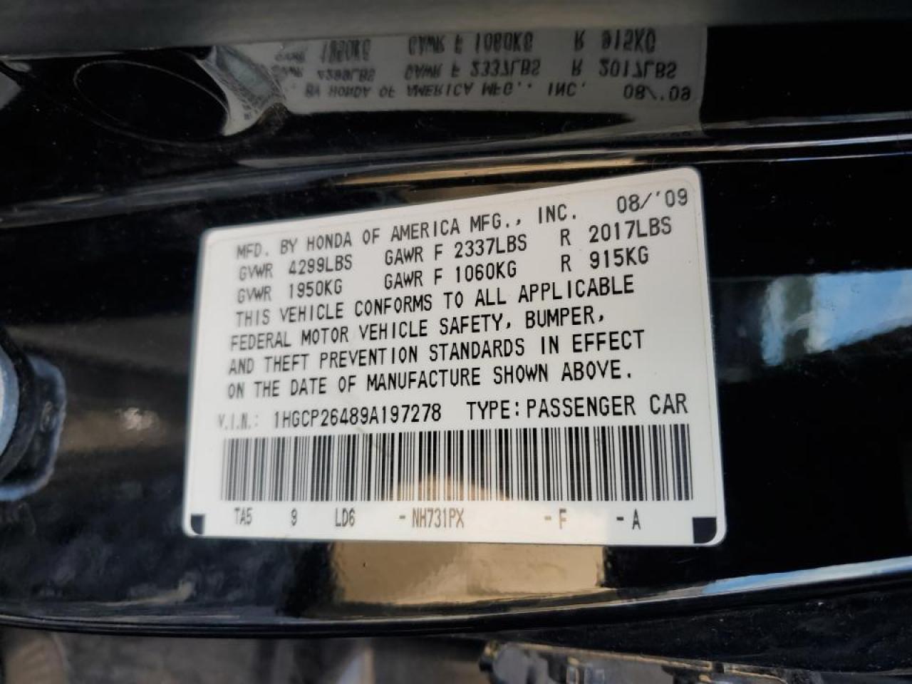 2009 Honda Accord - Image 15