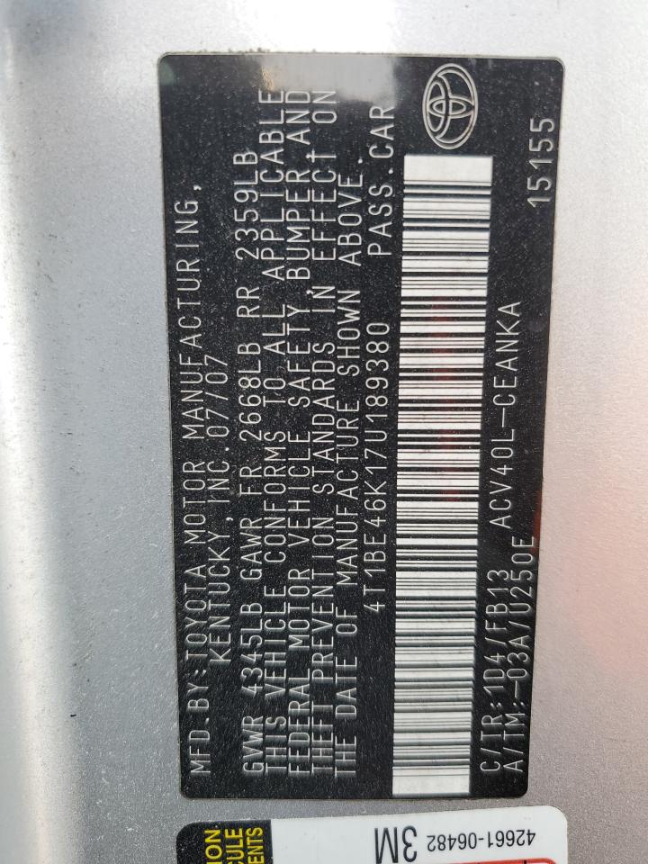 2007 Toyota Camry - Image 13
