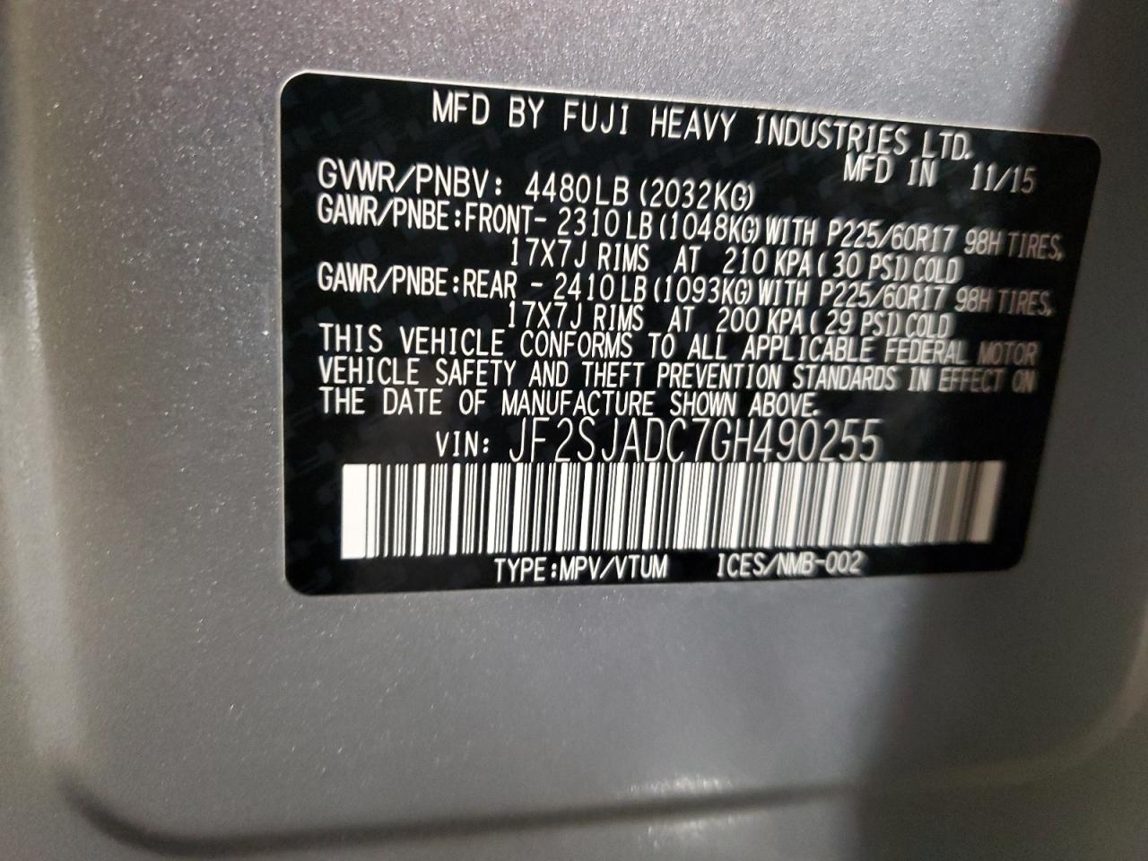 2016 Subaru Forester - Image 15