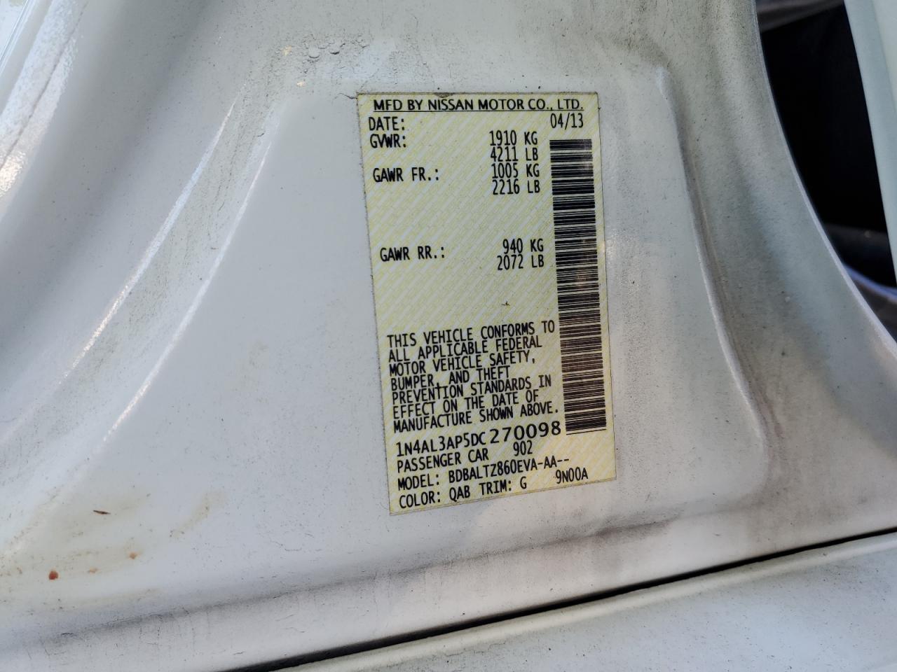 2013 Nissan Altima - Image 13