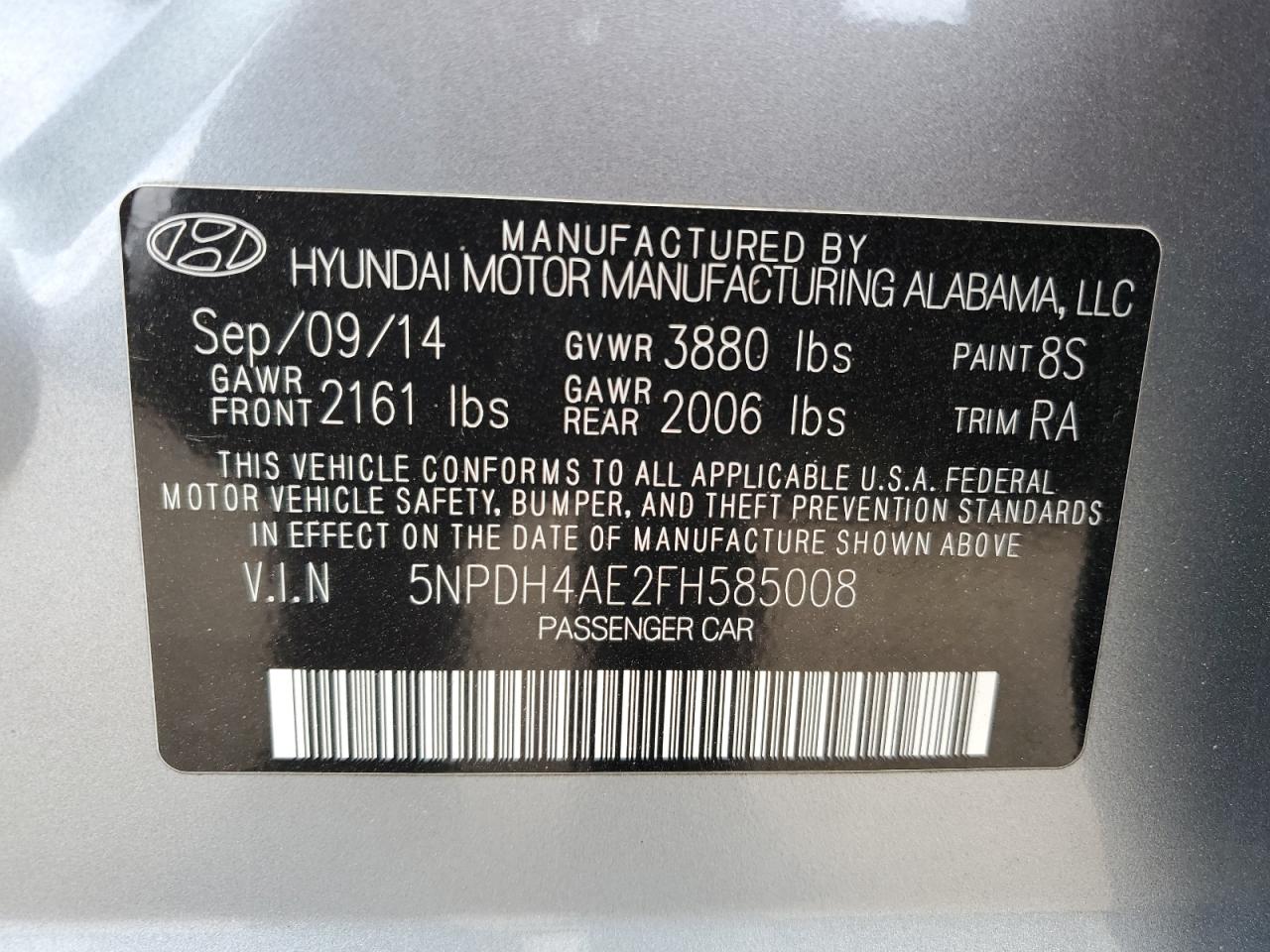 2015 Hyundai Elantra - Image 12