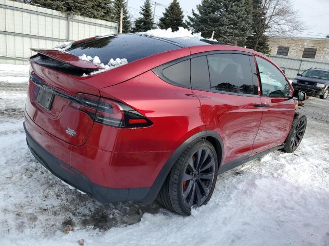  TESLA MODEL X 2023 Красный
