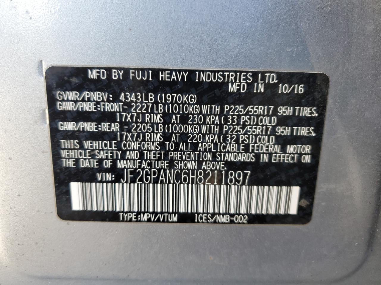 2017 Subaru XV - Image 12