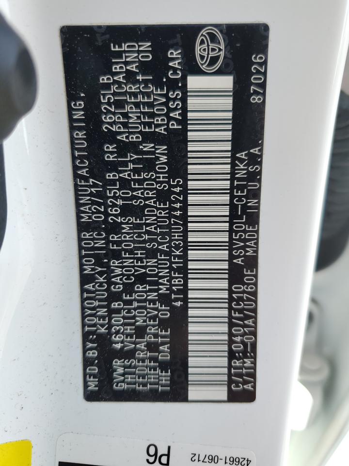 2017 Toyota Camry - Image 13