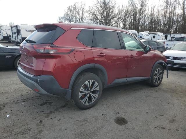  NISSAN ROGUE 2021 Czerwony