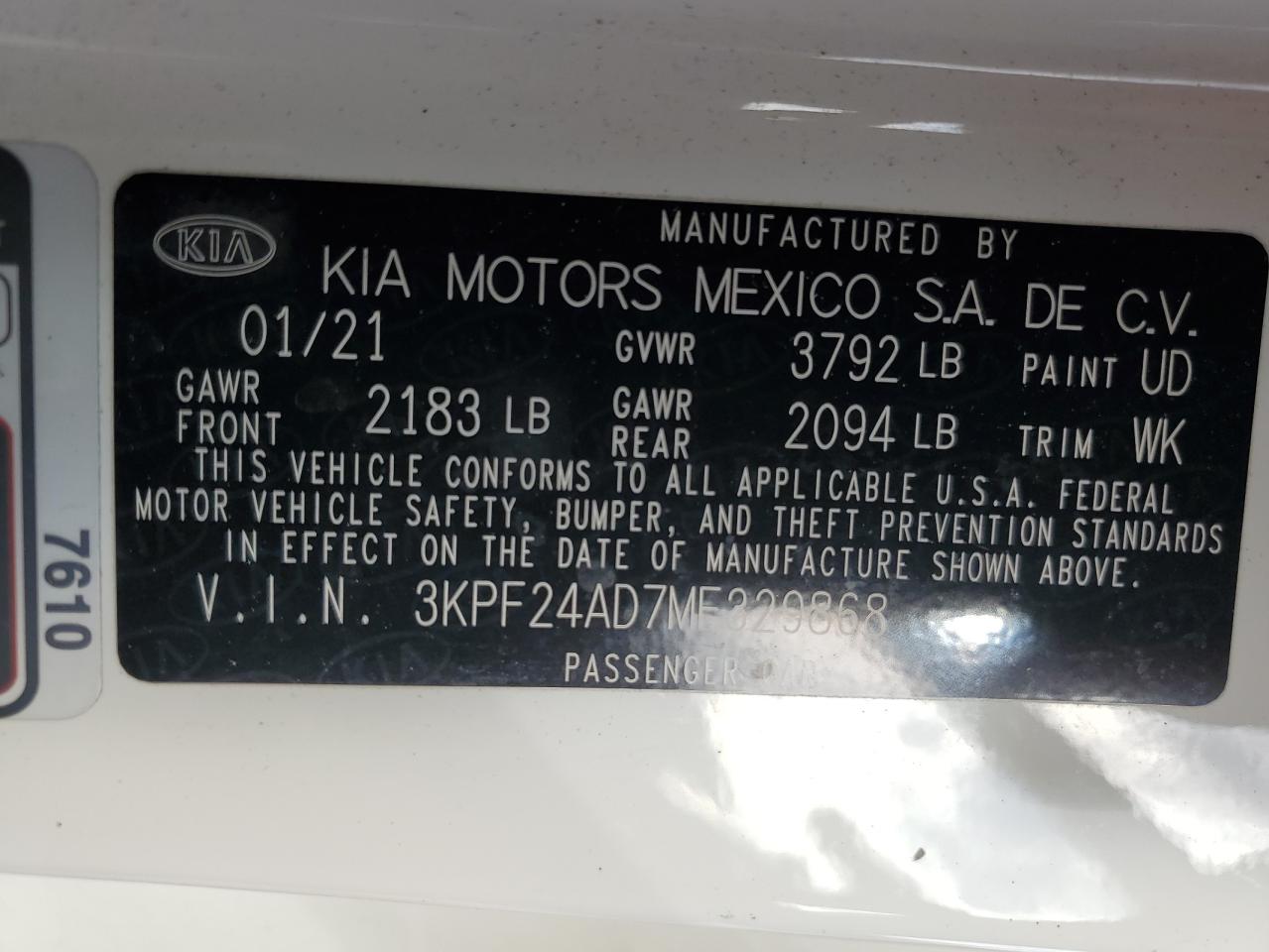 2021 Kia Forte - Image 15