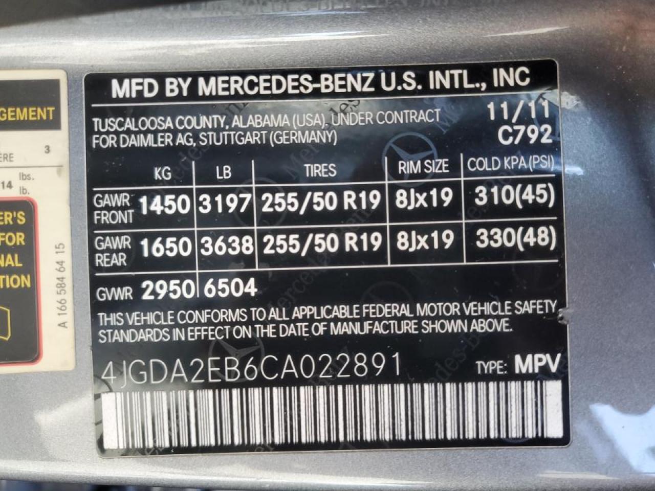 2012 Mercedes-Benz M-klasse - Image 13