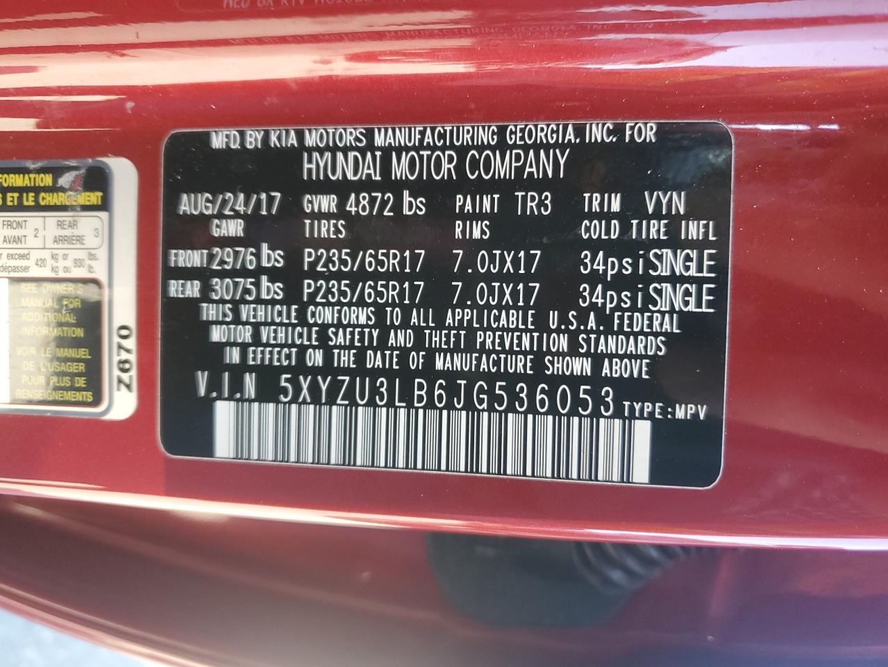 2018 Hyundai Santa Fe - Image 16