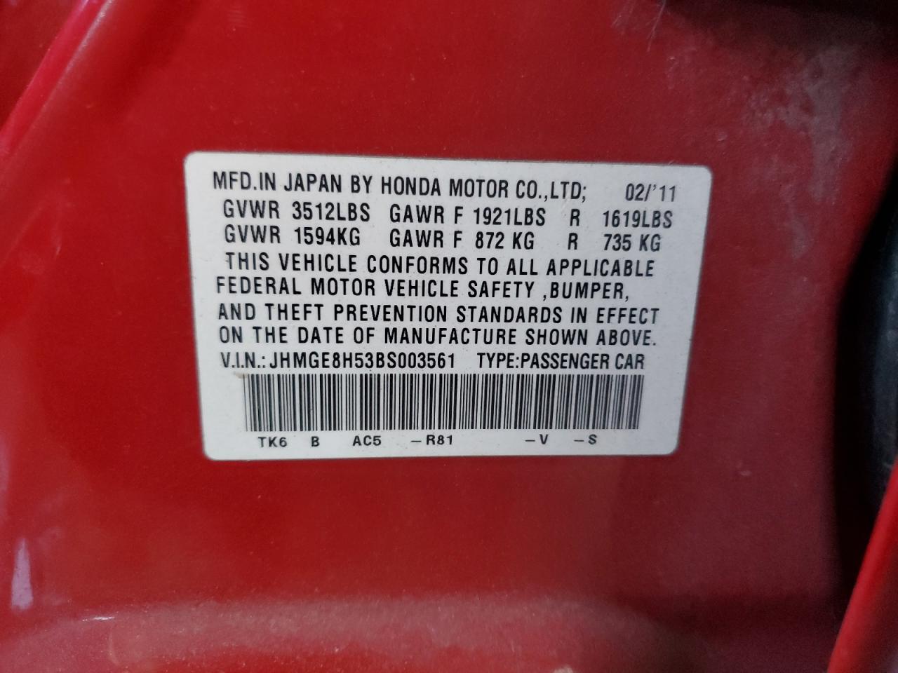 2011 Honda Fit - Image 12