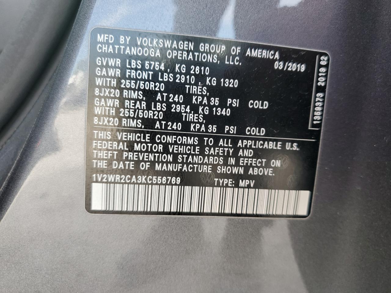 2019 Volkswagen Atlas - Image 14