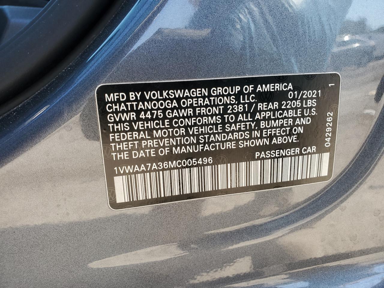 2021 Volkswagen Passat - Image 12