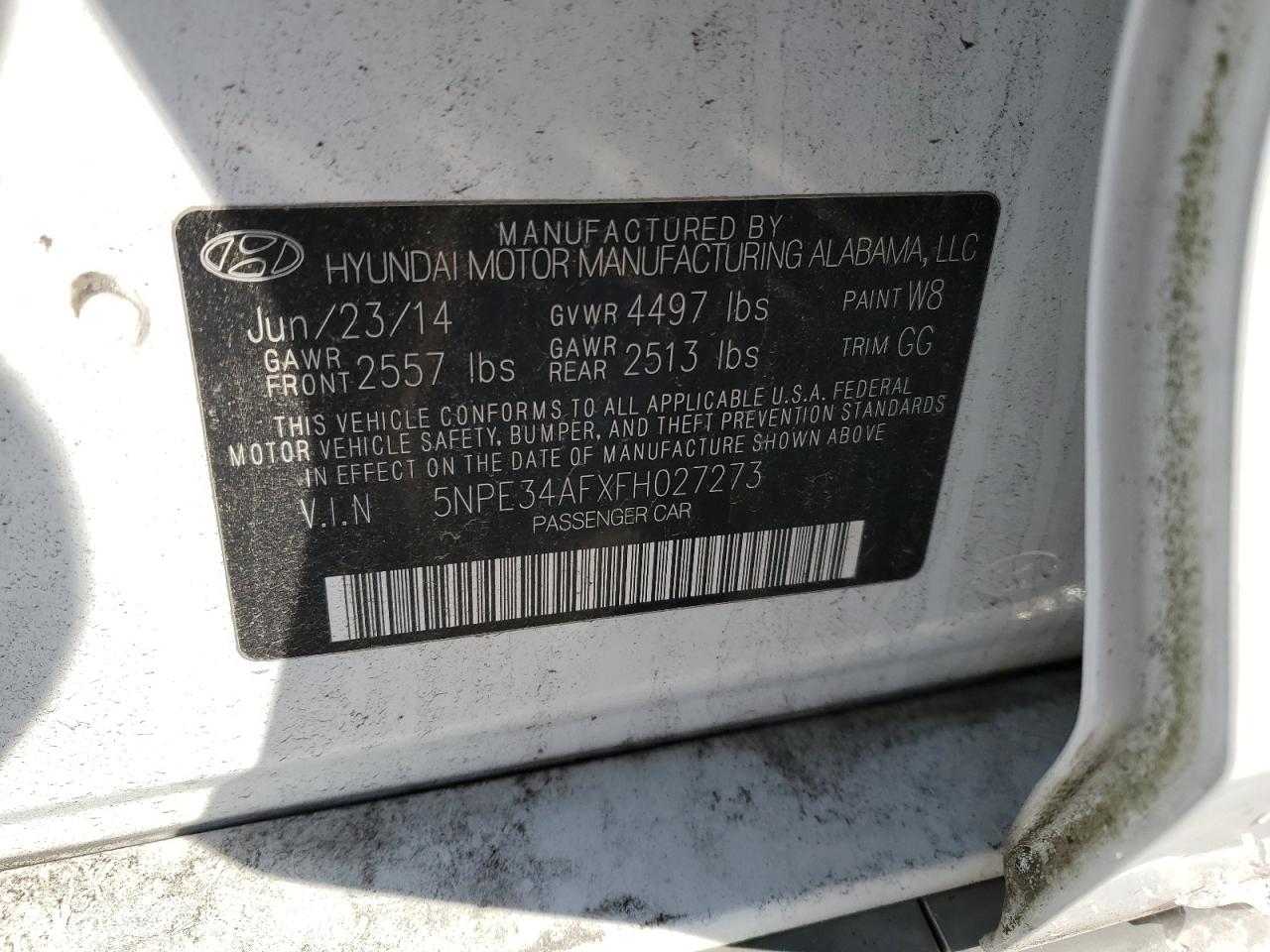 2015 Hyundai Sonata - Image 14