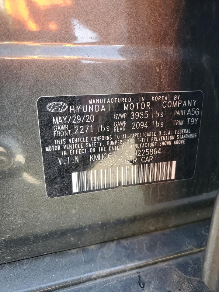 2020 Hyundai Ioniq Blue VIN: KMHC65LC9LU225864 Lot: 45748375