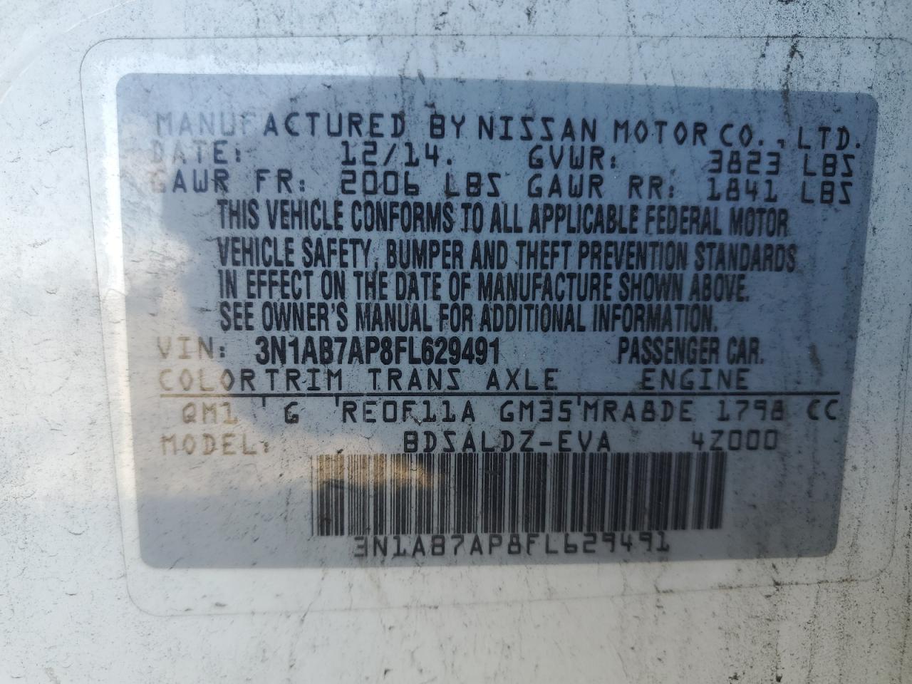 2015 Nissan Sentra - Image 12