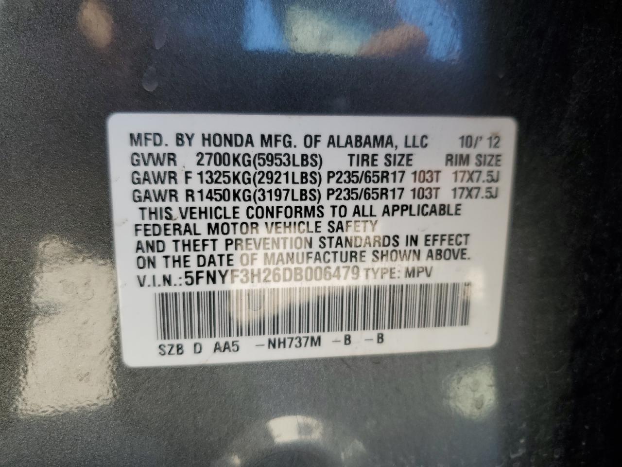2013 Honda Pilot - Image 14
