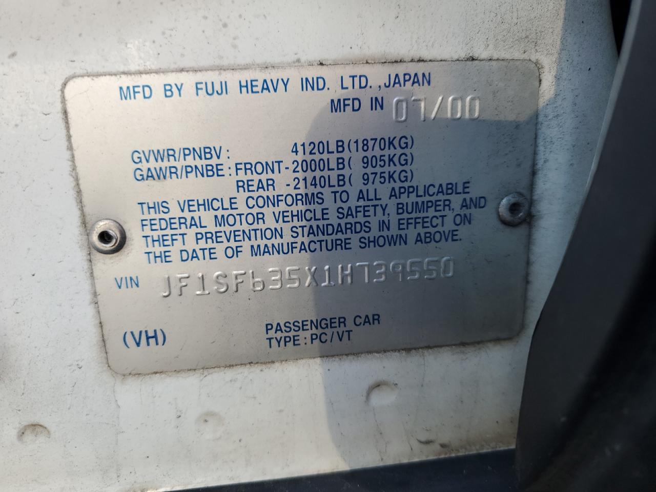 2001 Subaru Forester - Image 13