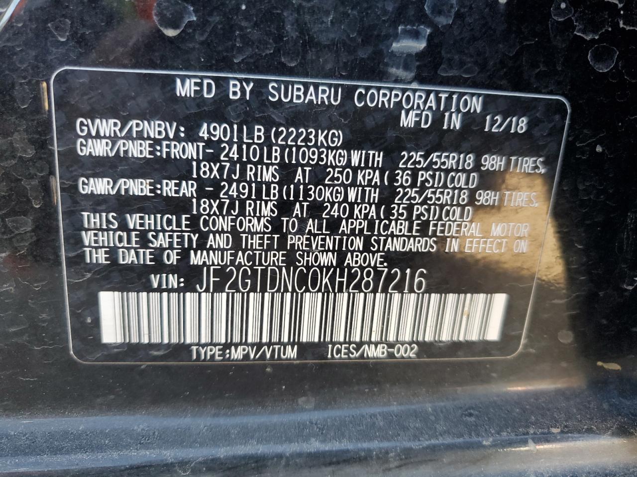 2019 Subaru XV - Image 14