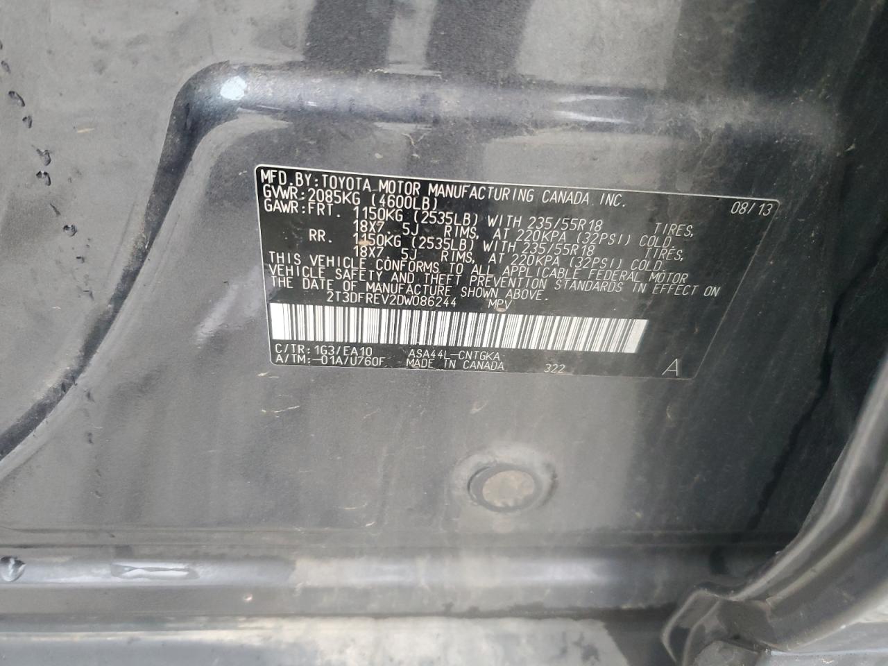 2013 Toyota RAV 4 - Image 13